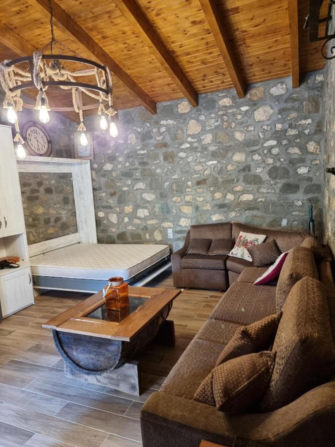 House With Big Garden And Barbeque In Nature Vourgareli Exterior foto